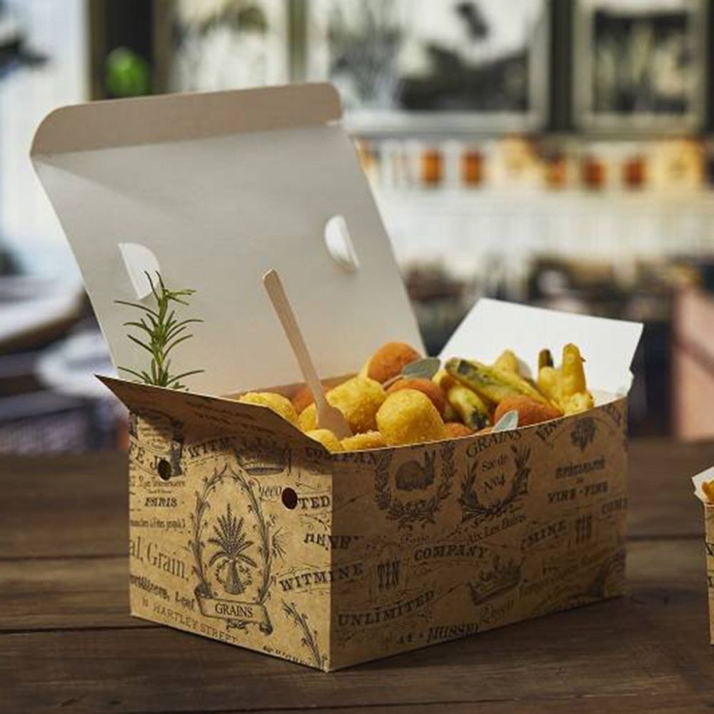 Set of 25 Vintage Boxes for fried food